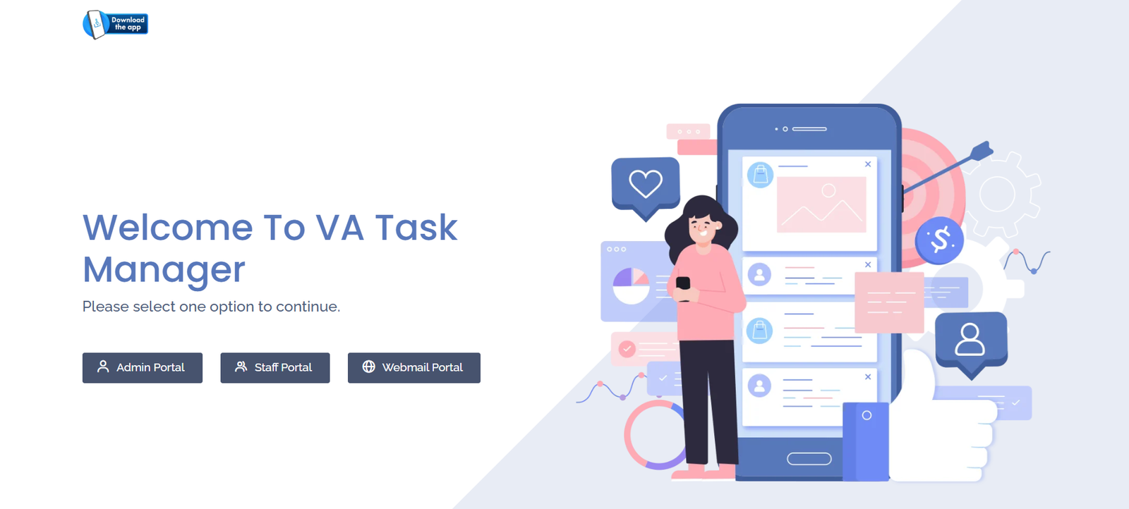 VA Task Manager Website